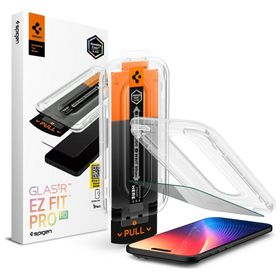 Szkło hartowane Spigen Glas.TR "EZ FIT   PRO" prywatyzujące do iPhone Air