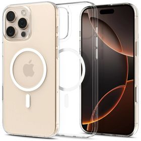 Etui Spigen Thin Fit T MAG MagSafe do    iPhone 16 Pro Max przezroczysto-biały