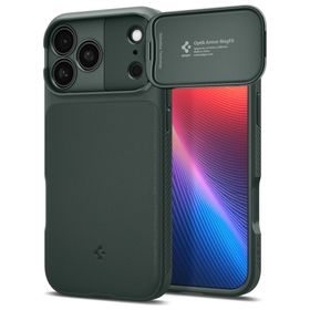 Etui Spigen Optik Armor Mag MagSafe do   iPhone 17 Pro zielony