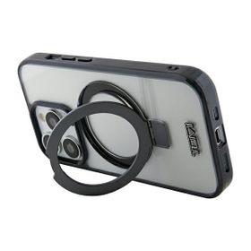 Tumi TUHMP15LSSFC iPhone 15 Pro 6.1"biały/white hardcase Transparent Ring Stand Magsafe