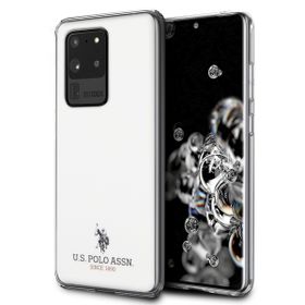 US Polo USHCS69TPUWH S20 Ultra G988biały/white Shiny