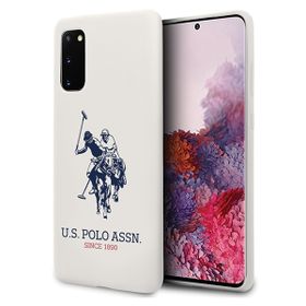 US Polo USHCS62SLHRWH S20 G980biały/white Silicone Collection