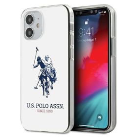 US Polo USHCP12STPUHRWH iPhone12 mini 5,4" biały/white Shiny Big Logo