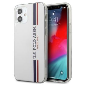 US Polo USHCP12SPCUSSWH iPhone12 mini 5,4" biały/white Tricolor Collection