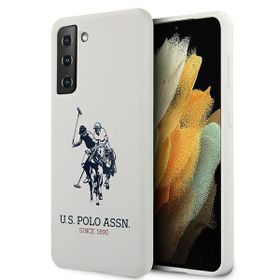 US Polo USHCS21SSLHRWH S21 G991biały/white Silicone Logo