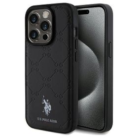 US Polo USHCP15LPYOK iPhone 15 Pro 6.1"czarny/black Yoke Pattern