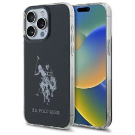 US Polo USHCP15XTPUHRBK iPhone 15 Pro    Max 6,7" czarny/black Shiny Big Logo