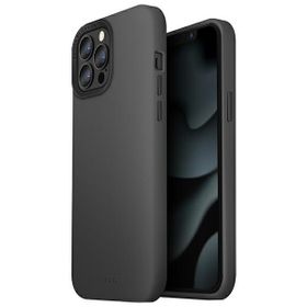 UNIQ etui Lino Hue iPhone 13 Pro Max6,7" szary/charcoal grey MagSafe