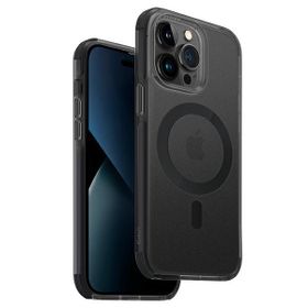 UNIQ etui Combat iPhone 14 Pro Max6,7" Magclick Charging czarny/concrete charcoal