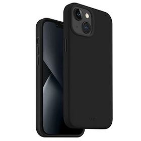 UNIQ etui Lino iPhone 14 Plus / 15 Plus6.7" czarny/midnight black
