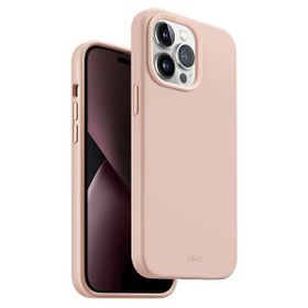 UNIQ etui Lino iPhone 14 Pro Max 6,7"różowy/pink blush
