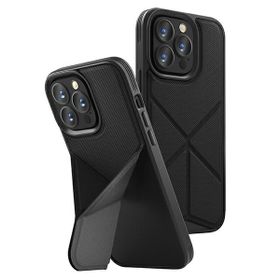 UNIQ etui Transforma iPhone 14 Pro 6,1"Magclick Charging czarny/ebony black