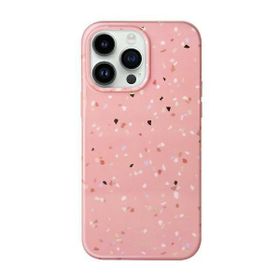 UNIQ etui Coehl Terrazzo iPhone 14 ProMax 6,7" różowy/coral pink