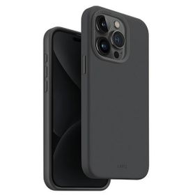 UNIQ etui Lino Hue iPhone 15 Pro 6.1"Magclick Charging szary/charcoal grey