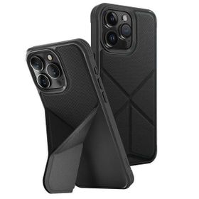UNIQ etui Transforma iPhone 15 Pro 6.1" Magclick Charging czarny/ebony black