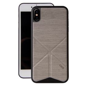 UNIQ etui Transforma Ligne iPhone X/Xsszary/ash grey