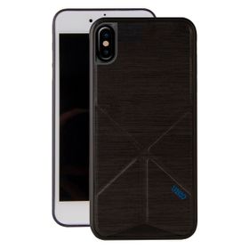UNIQ etui Transforma Ligne iPhone X/Xsczarny/raven black