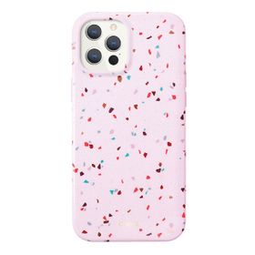 UNIQ etui Coehl Terrazzo iPhone 12 ProMax 6,7" różowy/blush pink