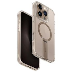 UNIQ etui Eleva with Vertica Stand       iPhone 16 Pro Max 6.9" złoty/taupe gold