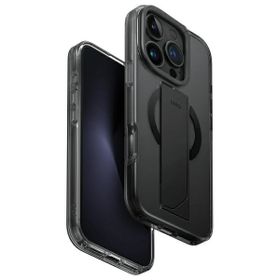 UNIQ etui Heldro Max iPhone 16 Pro 6.3"  Magclick Charging czarny/vapour smoke
