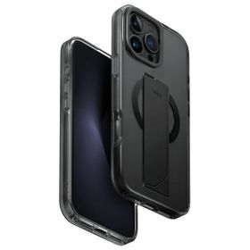 UNIQ etui Heldro Max iPhone 16 Pro Max   6.9" Magclick Charging czarny/vapour smoke
