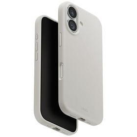 Etui UNIQ Lino do iPhone 17 Magclick     Charging jasno szary
