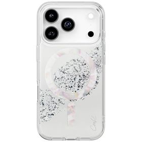 Etui UNIQ Coehl Crystelle do iPhone 17   Pro Magnetic Charging srebrny