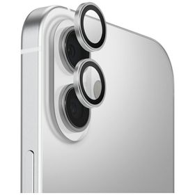 Szkło na obiektyw aparatu UNIQ Optix     Aluminium Camera Lens Protector do iPhone 17 z aplikatorem srebrny