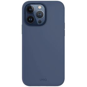 UNIQ etui Lino Hue iPhone 15 Pro Max6.7" Magclick Charging granatowy/navy blue