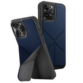 UNIQ etui Transforma iPhone 15 Pro Max6.7" Magclick Charging niebieski/electric blue