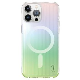 UNIQ etui Coehl Linear iPhone 15 Pro Max6.7" Magnetic Charging opal/iridescent