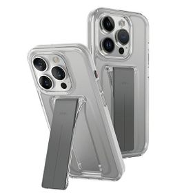 UNIQ etui Heldro Mount with Stand iPhone15 Pro 6.1" przeźroczysty/lucent clear