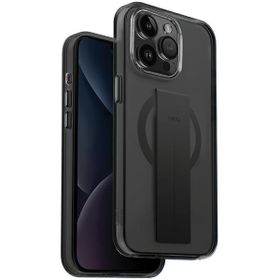 UNIQ etui Heldro Mag iPhone 15 Pro 6.1"Magclick Charging czarny/vapour smoke