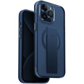 UNIQ etui Heldro Mag iPhone 15 Pro 6.1"Magclick Charging niebieski/ultramarine deep blue