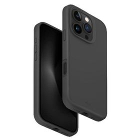 UNIQ etui Lino Hue iPhone 16 Pro 6.3" Magclick Charging szary/charcoal grey