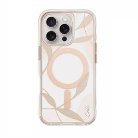 UNIQ etui Coehl Verdure iPhone 16 Pro6.3" Magnetic Charging spring blossom