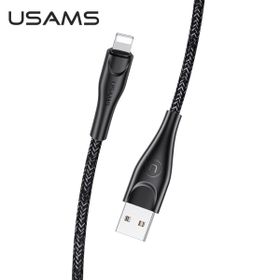 USAMS Kabel pleciony U41 lightning 3m2A czarny/black SJ397USB01 (US-SJ397) Fast Charge