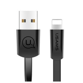 USAMS Kabel płaski U2 Lightning 1,2mczarny/black SJ199IP01 iPhone 5/6/7/8/X (US-SJ199)