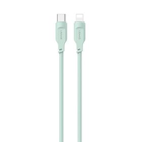 USAMS Kabel USB-C na Lightning 20W 1,2mPD Fast Charging  Lithe Series zielony/green SJ566USB04 (US-SJ566)