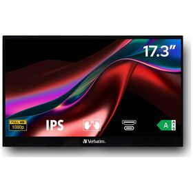 Verbatim Monitor przenośny dotykowy15.6" Ultra HD 4K czarny/black 32238