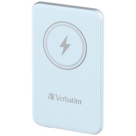 Verbatim Powerbank indukcyjny `n` Go 15W5000mAh Wireless Magnetic niebieski/blue 32242