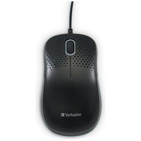 Verbatim Mysz optyczna Silent USB-A 1000dpi czarny/black 49024