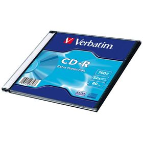Verbatim Płyta CD-R 700MB 52x Extra Protection biały/white 1szt 43347