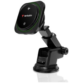 Uchwyt samochodowy z ładowarką bezprzewodową Verbatim n Drive Qi2 15W RGB CND-01 czarny/black 31860