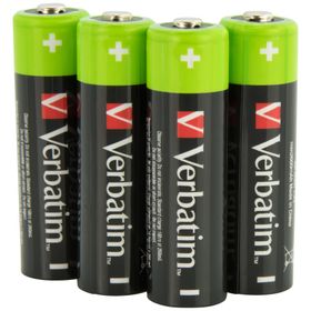 Verbatim Akumulator NiMH AA 2500mAh Premium HR6 4szt czarny/ black 49517
