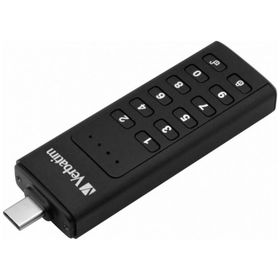 Dysk zewnętrzny Verbatim Keypad Secure USB-C 3.1 Gen 1 64GB czarny 49431