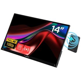 Monitor przenośny dotykowy Verbatim LIGHT 14" FHD z powerbankiem 5000mAh czarny 32088