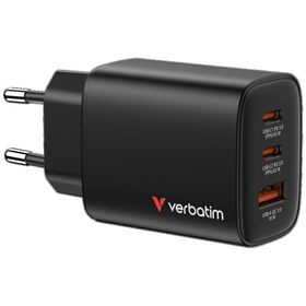 Ładowarka sieciowa Verbatim Essentials GaN 65W czarny 32352