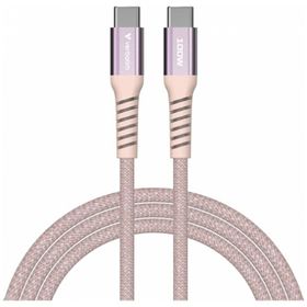 Kabel Verbatim Sync & Charge USB-C do USB-C 100W PD3.0/QC3.0 120cm różowy 31857