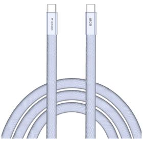 Kabel Verbatim Sync & Charge SoftTouch USB-C do USB-C 60W PD3.0 120cm fioletowy 30275